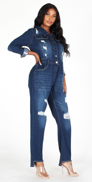 Dark Denim Jumpsuit