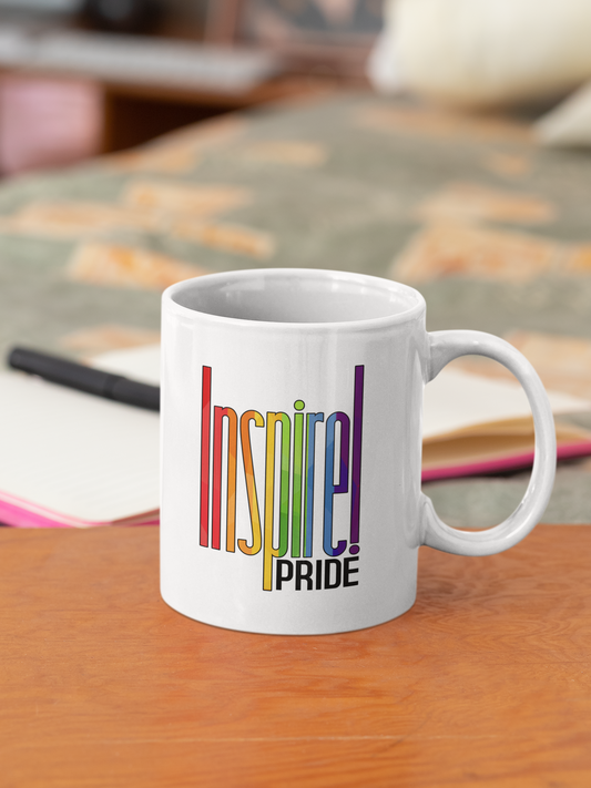 Inspire Pride - Start Your Day with a Message of Love Mug